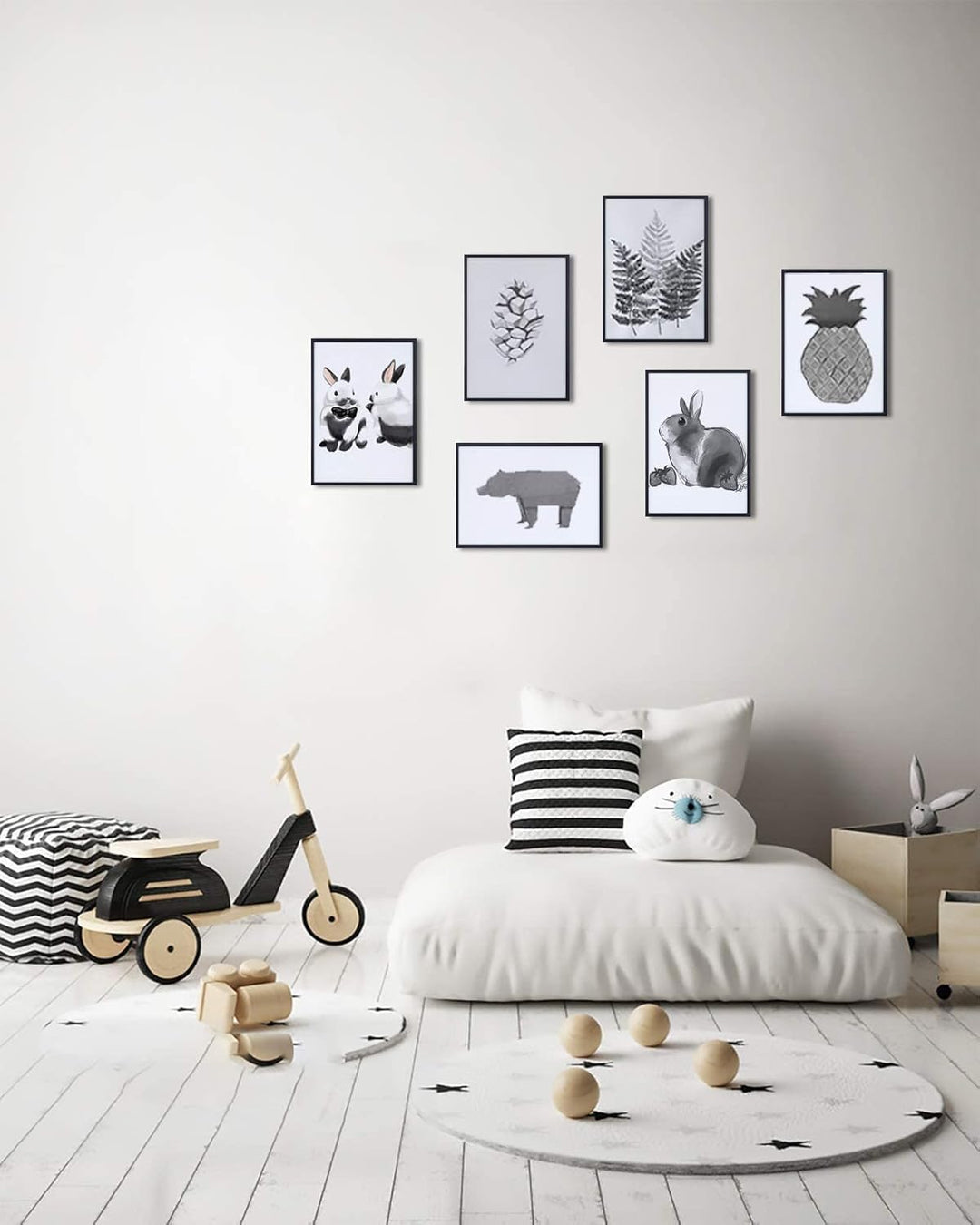 ATOBART A4-Fotorahmen, 3er-Pack-21x30cm schwarzer Bilderrahmen, Zertifikatsrahmen für Wandmontage od