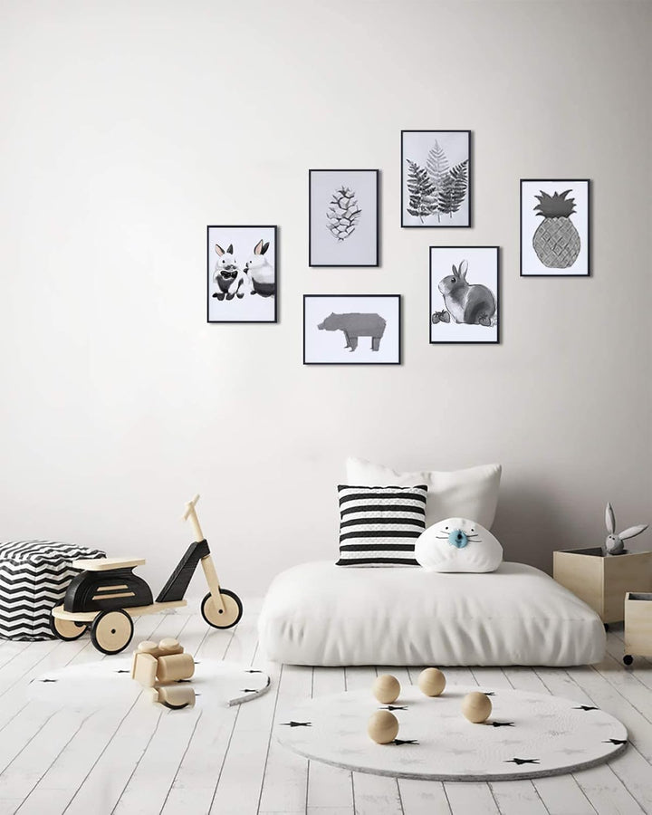ATOBART A4-Fotorahmen, 3er-Pack-21x30cm schwarzer Bilderrahmen, Zertifikatsrahmen für Wandmontage od