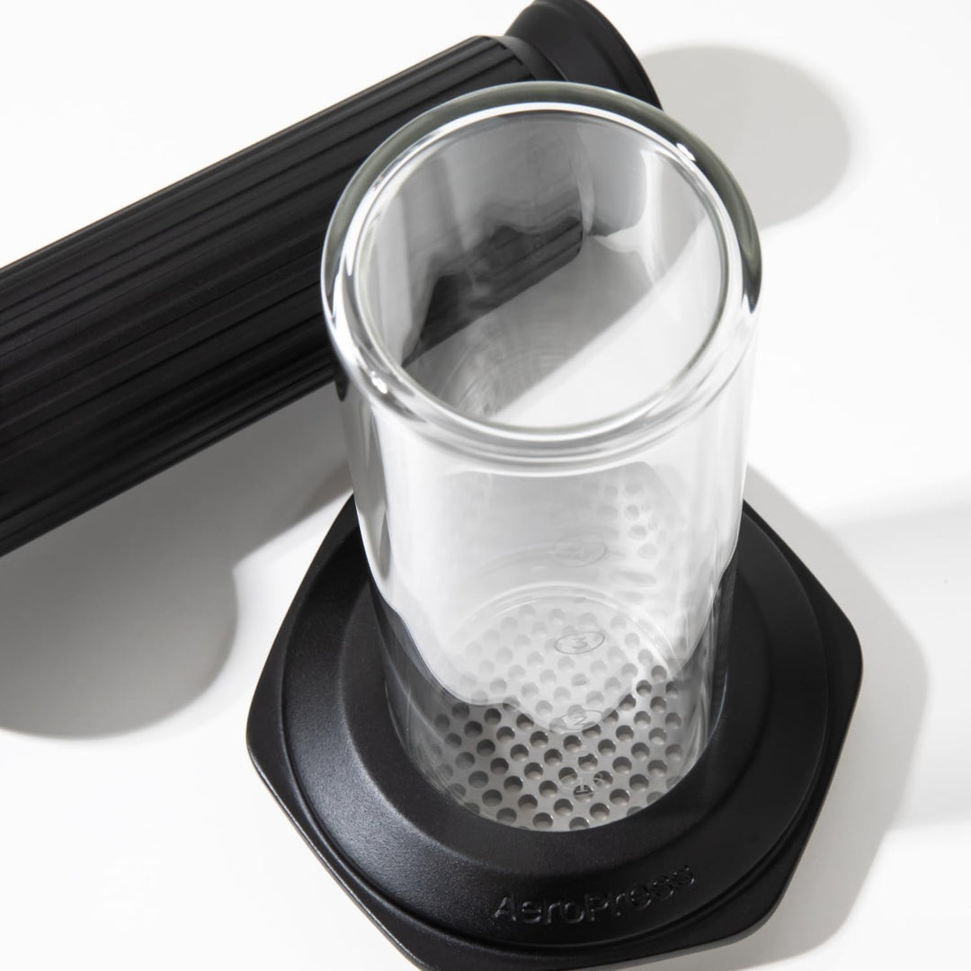 AeroPress Premium koffiepers – glas, roestvrij staal &amp; aluminium alles-in-één French Press, handmati