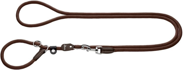 HUNTER Freestyle Retrieverleine, Tau, mit integrierter Halsung, robust, wetterfest, 1,0/260 cm, schw