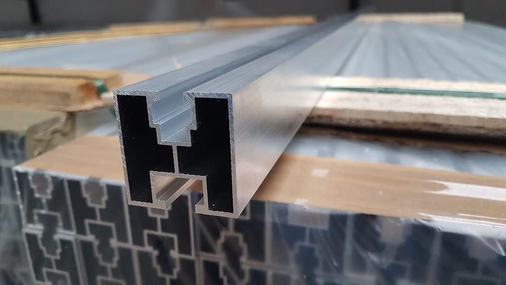 STOFFTEX Solar Schiene Solarschiene Solarprofil Montageschiene 200cm 2m Aluminiumprofil 0% §12Abs.3U