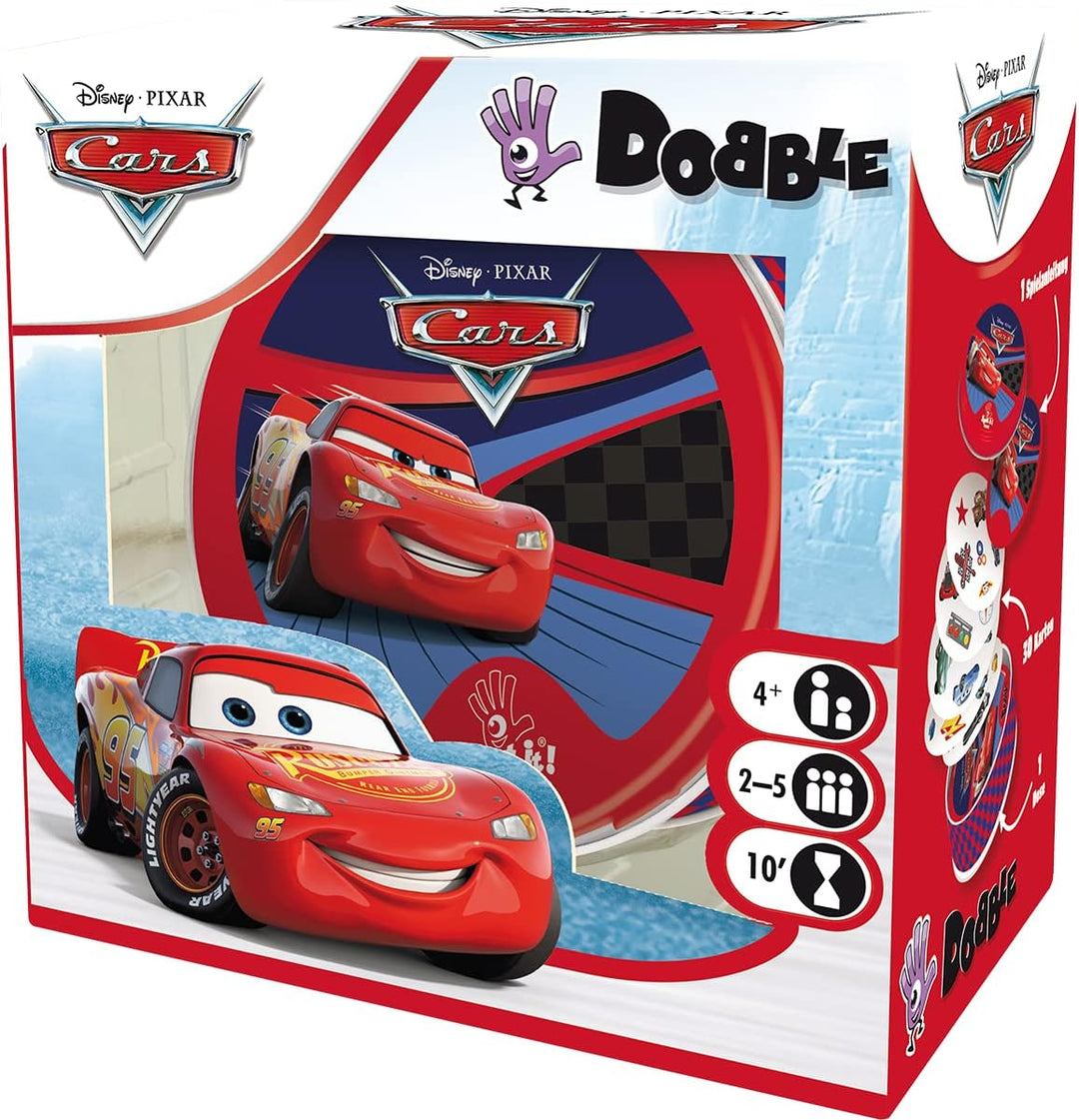 Asmodee ASM0004 - Dobble Cars, Kartenspiel, Mehrfarbig