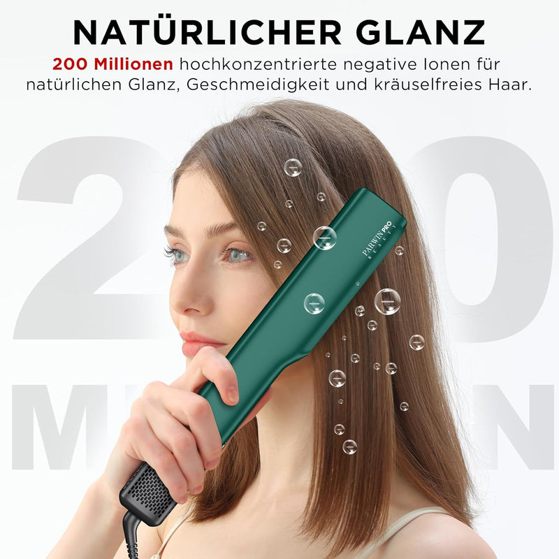 Air Glätteisen, PARWIN PRO BEAUTY Hair Airstyler - Nass bis Trocken, Ohne Heizplatten, Ohne Hitzesch