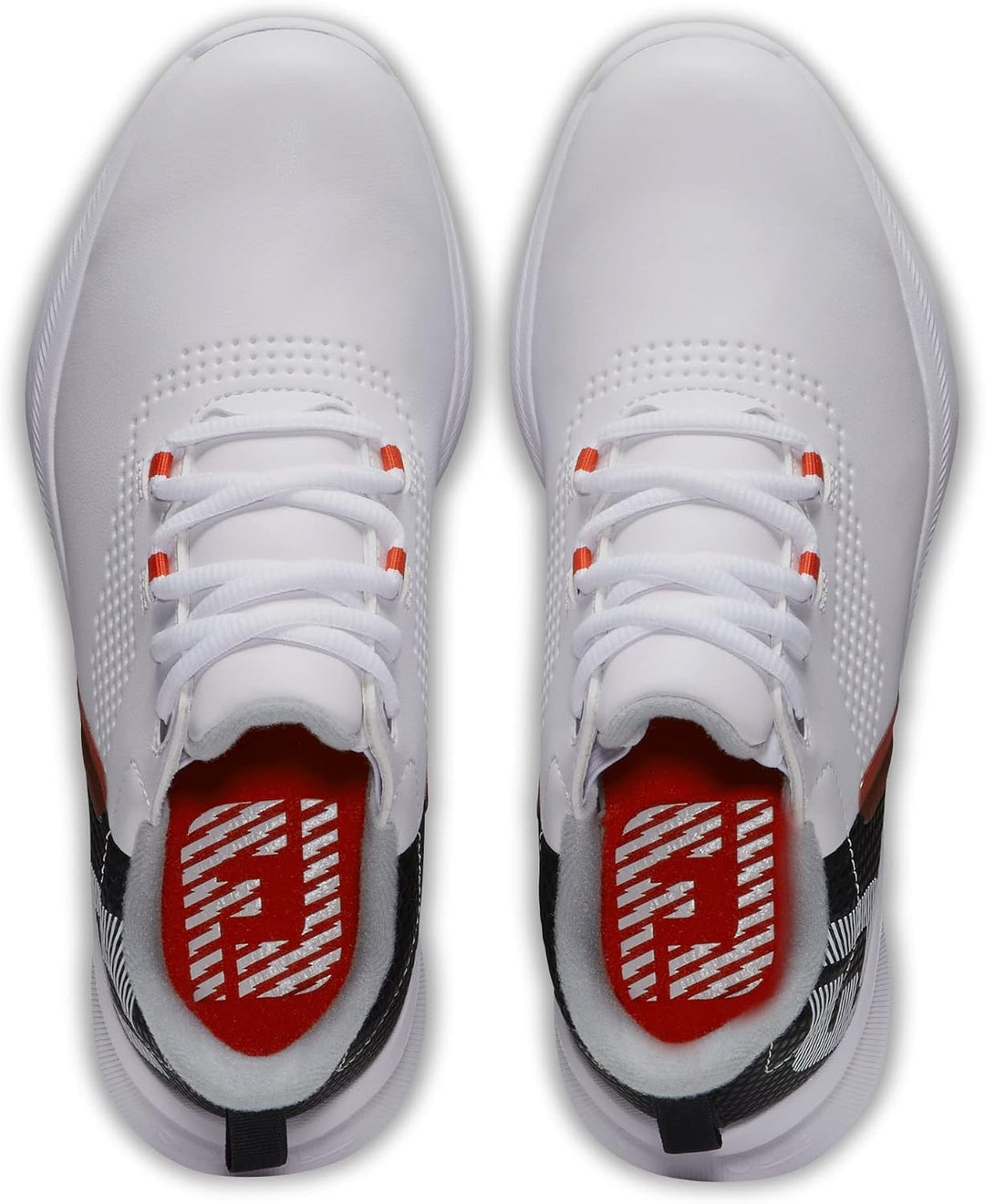 Footjoy Unisex Kinder Fj Fuel JuniorGolfschuh 2 Little Kid Weiss Schwarz Limette, 2 Little Kid Weiss