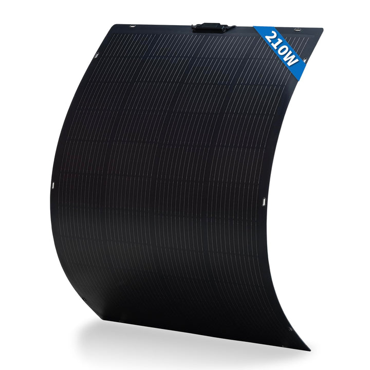 210W Flexibles Solarmodul Monokristallines Solarmodul Photovoltaikmodul Solarmodul für Wohnwagen, Bo