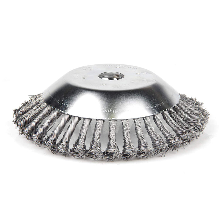 SWAWIS 2 Stück Unkrautbürste für Freischneider 200×25,4mm Wildkrautbürste Drahtbürste für Freischnei