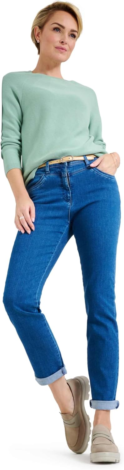 Raphaela by Brax Style Laura New Damen Five-Pocket-Hose Super Slim Fit 29W / 30L Stoned, 29W / 30L S