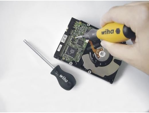 Wiha einstellbarer Drehmoment-Schraubendreher TorqueVario®-S ESD 0,04-0,46 Nm, hörbares Klicksignal