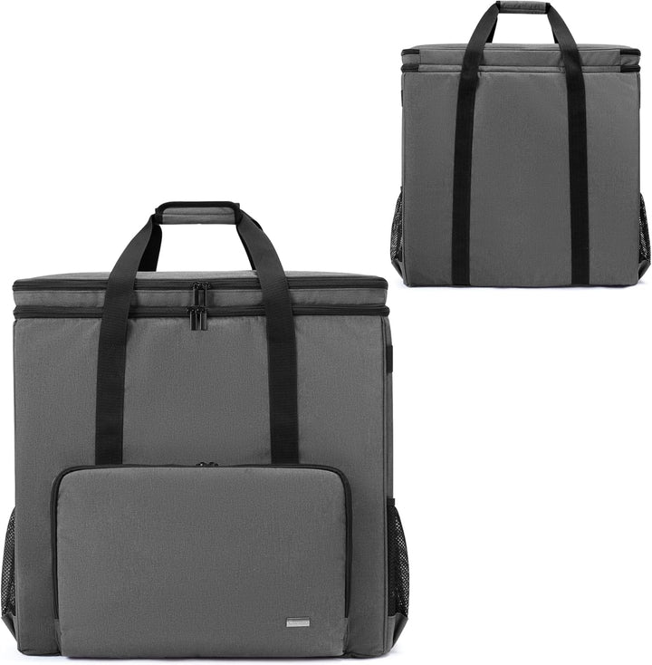 CURMIO Doppelschichte Tragetasche für PC Computer, Desktop-Computer-Reisetasche für PC-Gehäuse, Tast