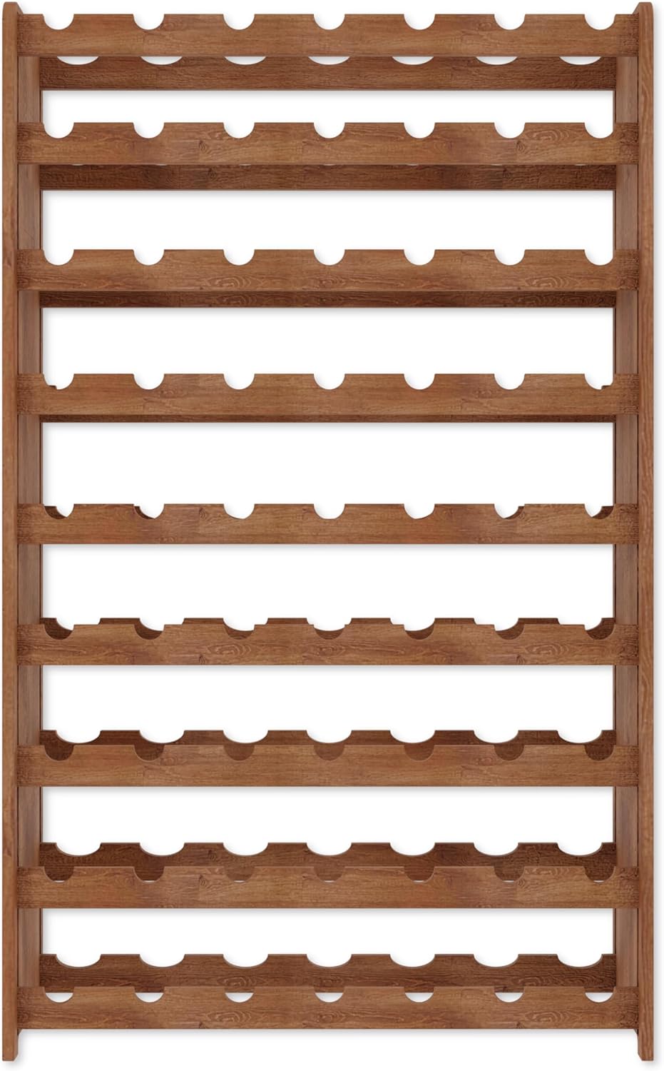 Lenmar, Wählen Sie Ihre Farbe, RW-3-63, Weinregal aus Holz, 118 x 72 x 26,5 cm, für 63 Flaschen, 9 l
