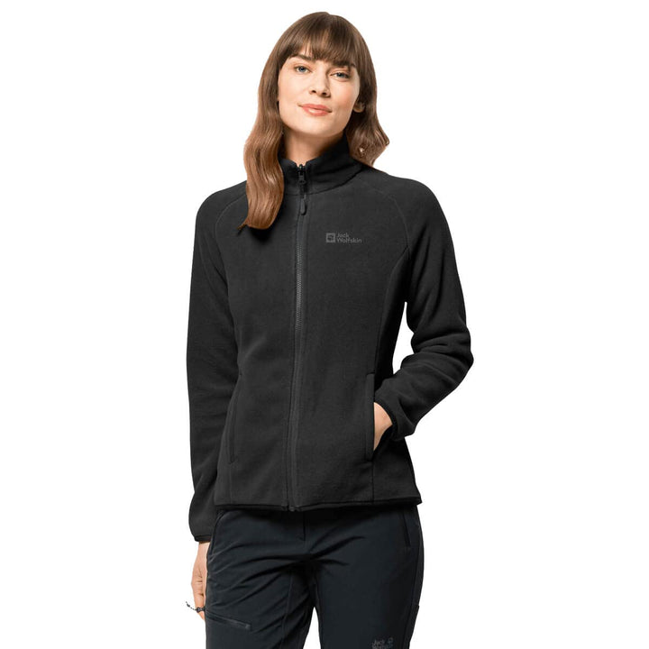 Jack Wolfskin Damen Moonrise Fz W Fleece-Jacke (1er Pack) S Schwarz, S Schwarz