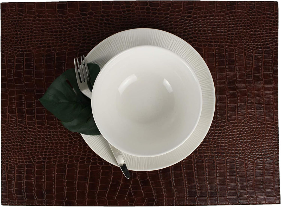 SIGNATURE HOME COLLECTION AP-104-A01 Tischset 6-er Set, 45 x 33 cm, Höhe 0,2 cm, beidseitig verwendb