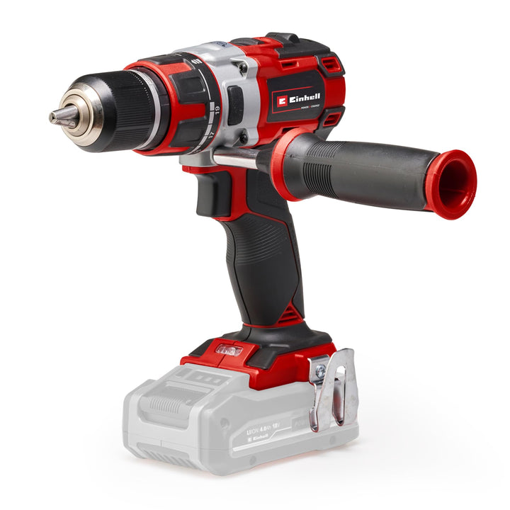 Einhell Akkuschrauber TE-CD 18 Li Brushless Solo Power X-Change (Li-Ion, Rot, 18 V, 2 Gang, 60Nm/Bru
