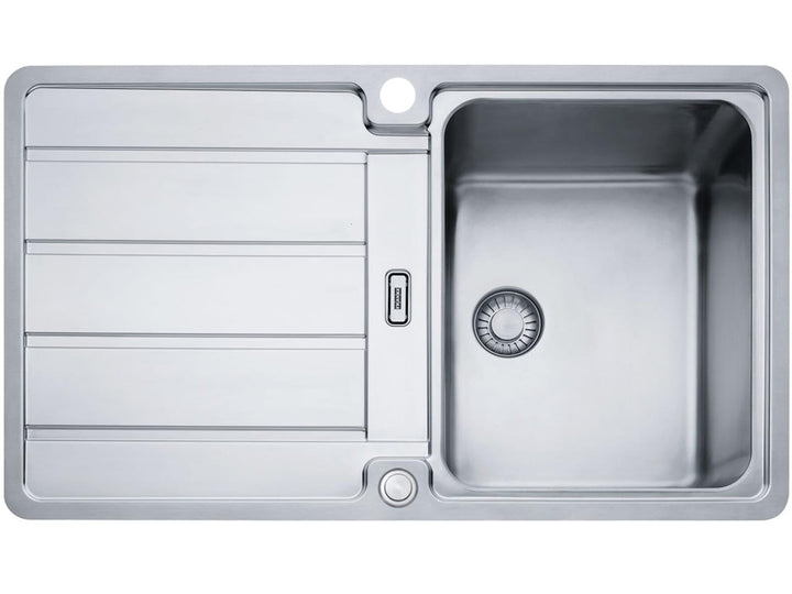HDX 214 860x510mm, reversibel, Edelstahl gebuerstet, 3 1/2&