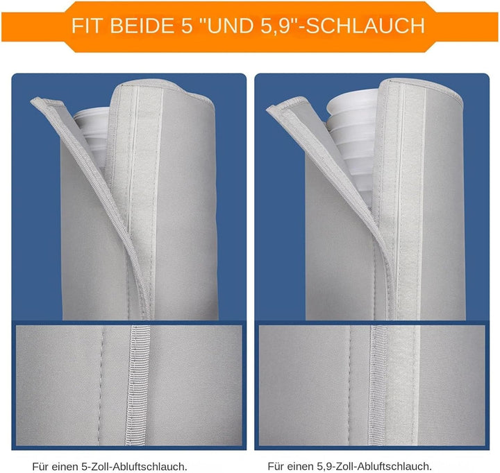 Klimaanlagen-Schlauchabdeckung Isolierung - Mobile AC-Abluftschlauch-Isolierhülse Für 12,7-15cm | St