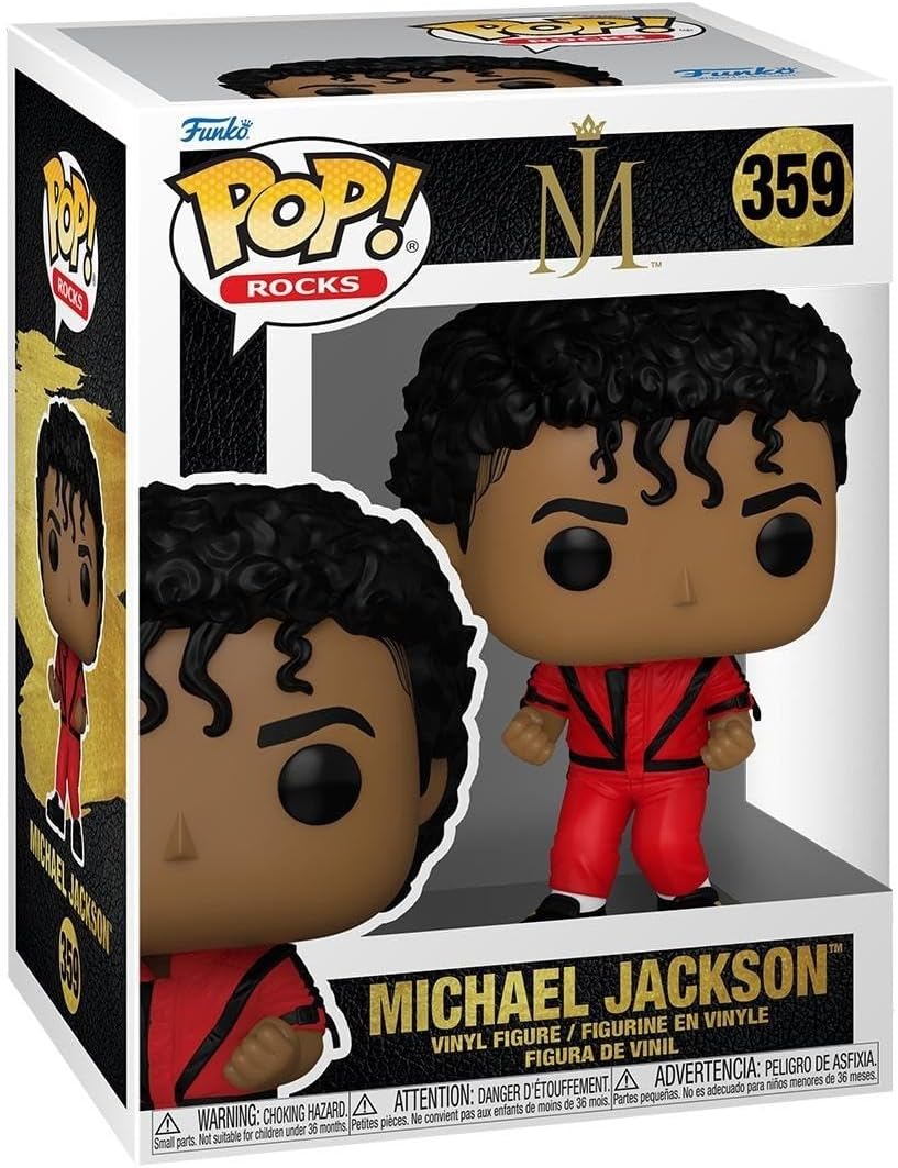 Funko Pop! Rocks: Michael Jackson - (Thriller) - Vinyl-Sammelfigur - Geschenkidee - Offizielle Hande