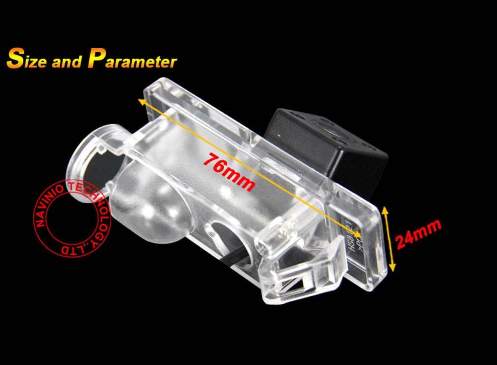 Rückfahrkamera wasserdicht Nachtsicht Auto Rückansicht Kamera Einparkhilfe Rückfahrsystem, Kennzeich