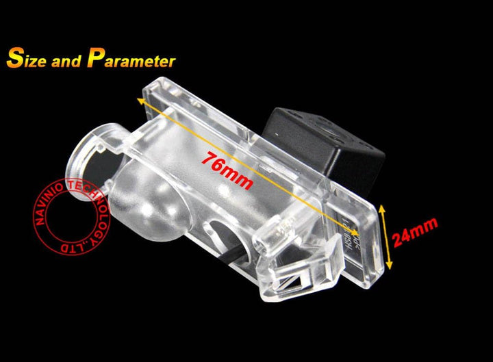 Rückfahrkamera wasserdicht Nachtsicht Auto Rückansicht Kamera Einparkhilfe Rückfahrsystem, Kennzeich