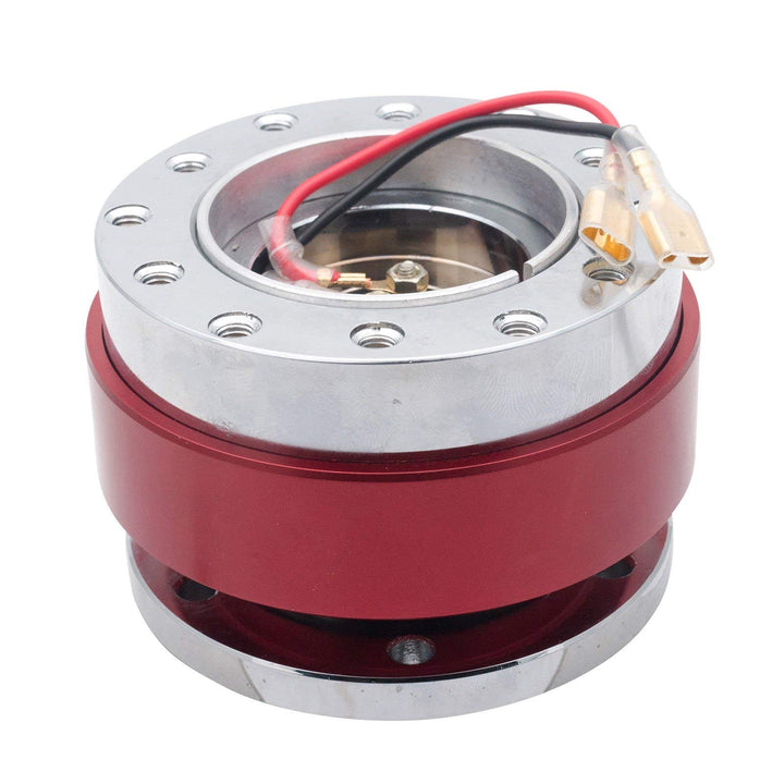 Riloer Lenkradnabenadapter Schnellwechsel-Boss-Kit für 6-Loch-Universal-Autorad (rot)