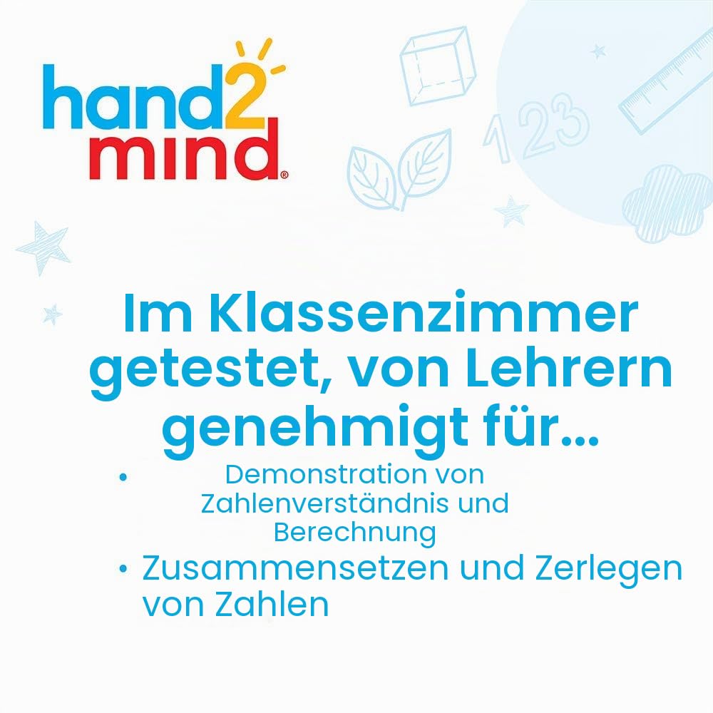 Learning Resources 4er-Set 10er-Rahmen „Rechenrahmen“ aus Schaumstoff, Schaum