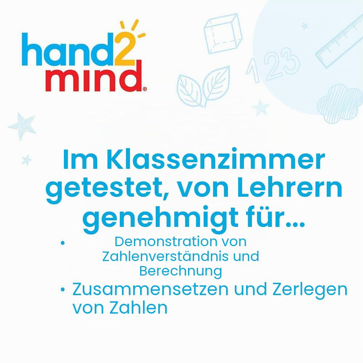 Learning Resources 4er-Set 10er-Rahmen „Rechenrahmen“ aus Schaumstoff, Schaum