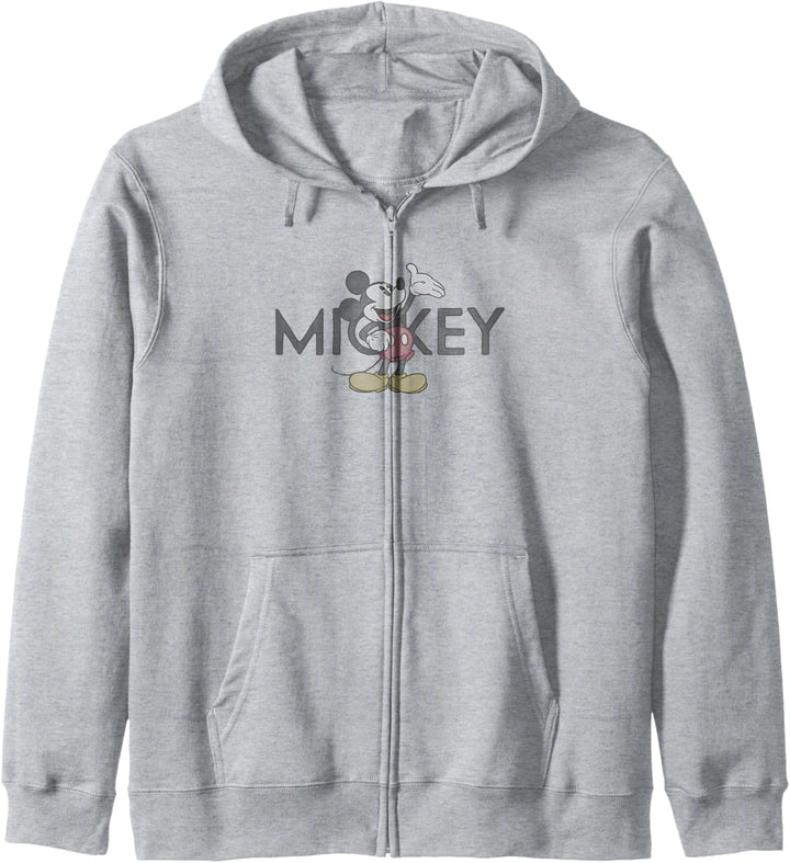 Disney Mickey And Friends Classic Mickey Text Kapuzenjacke