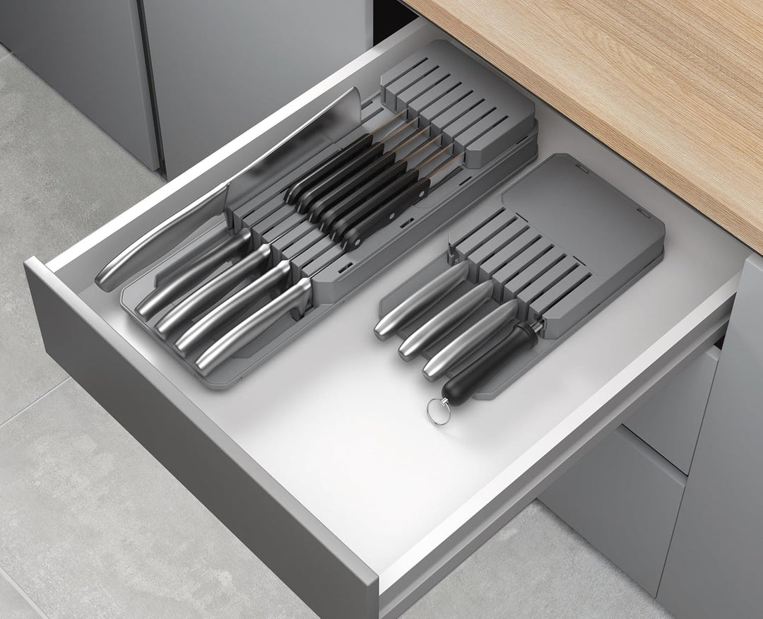 Metaltex 363225000 Organizador Ajustable Cuchillos Cajon Blade-Fit Messer, Messer