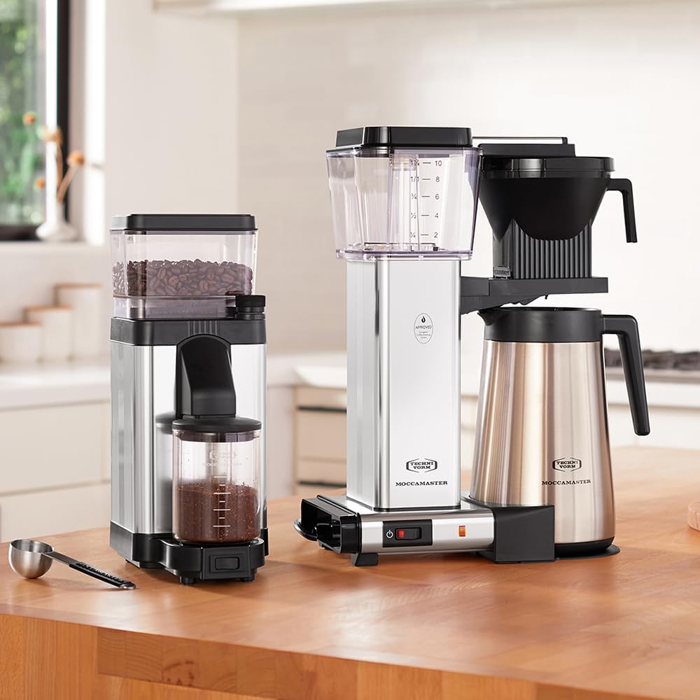 Moccamaster KM5 Kaffeemühle, Polished Silver, Polished Silver