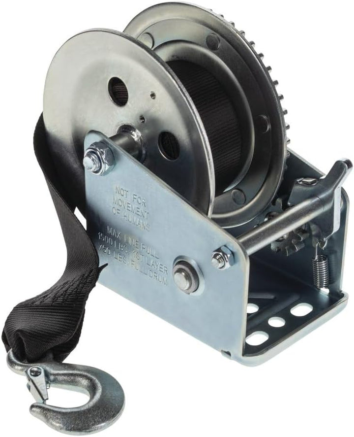 Reese Towpower 74329 Seilwinde für Anhänger, silberfarben, Silber