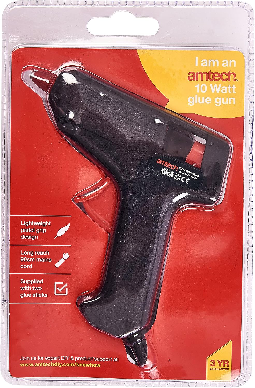Am-Tech 10 W Glue Gun, S1860