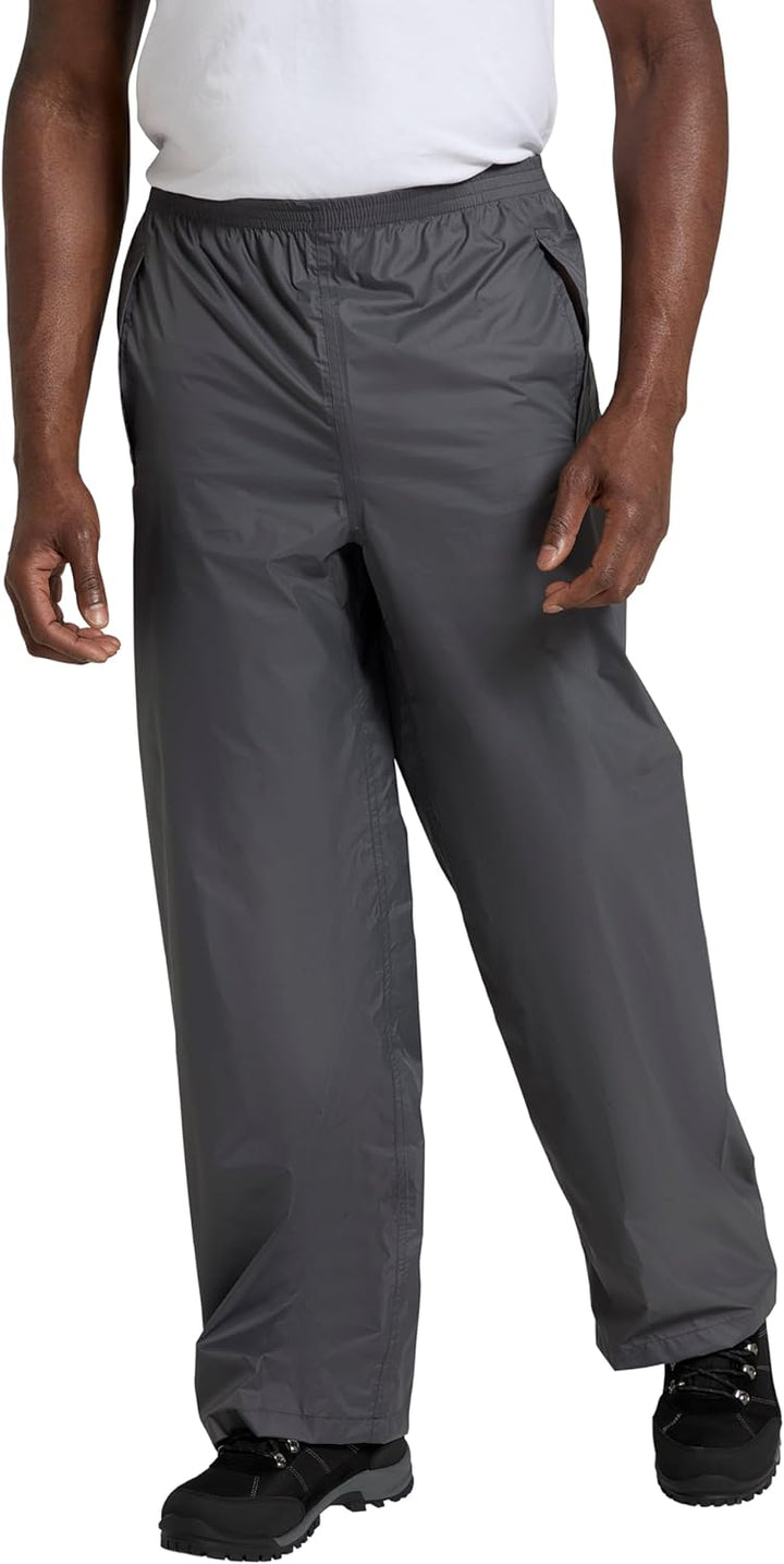 Mountain Warehouse Pakka wasserdichte Überziehhose für Herren - Schnell trocknende Regenüberhose, ve