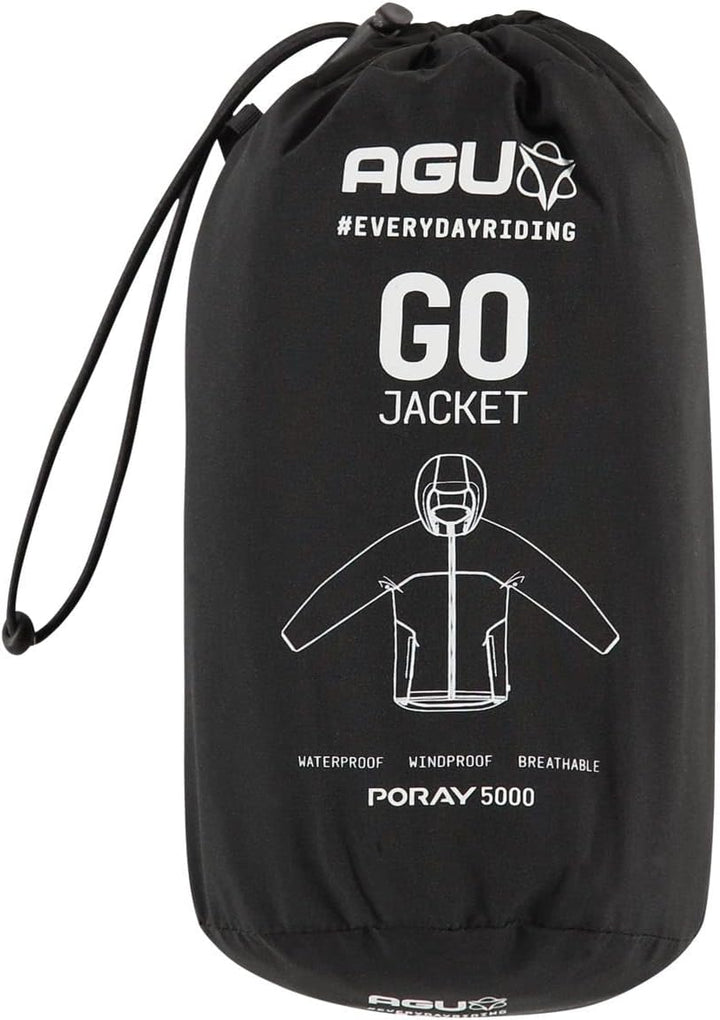 AGU Regenjacke Damen & Herren Go Essential, Fahrradjacke Wasserdicht & Winddicht, Atmungsaktiv, Refl