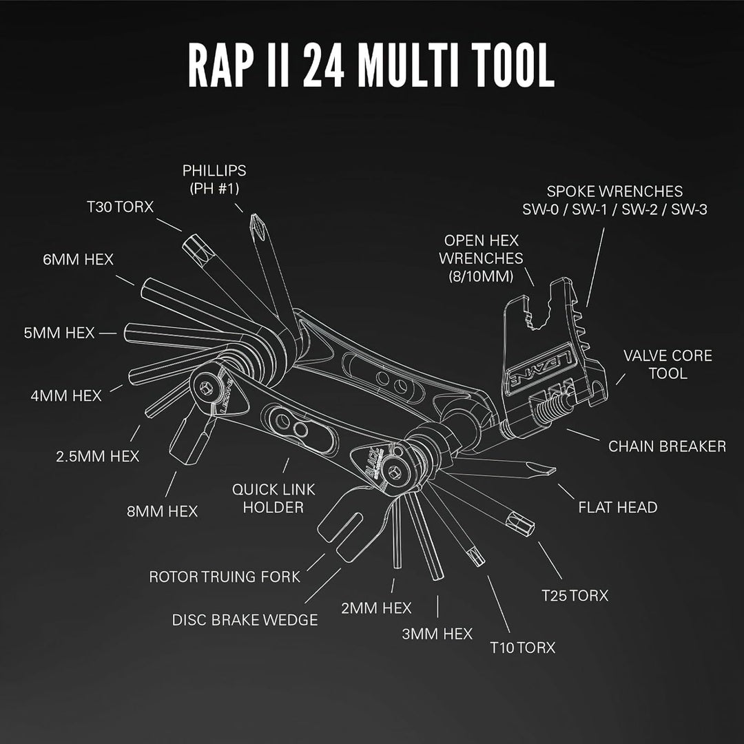 Lezyne Rap II 24 Multitool