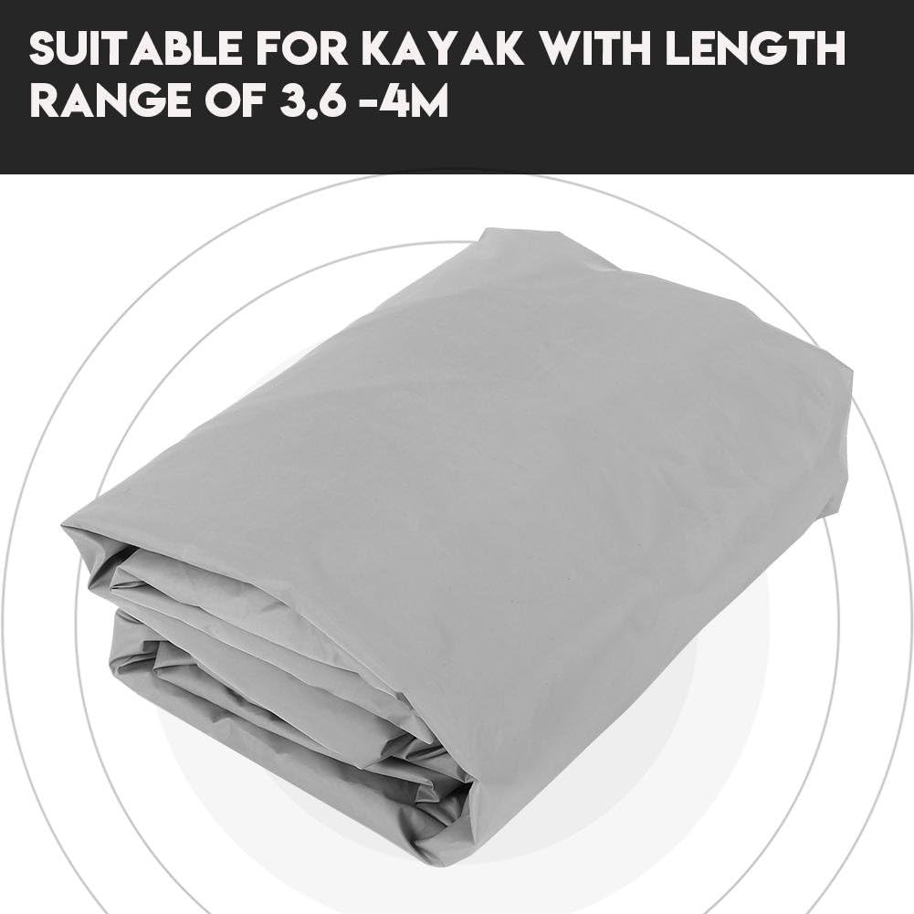 Keenso Kayak Storage Cover, wasserdicht 4,5 m Kayak Canoe Outdoor Storage Staubschutz UV Sonnenschut