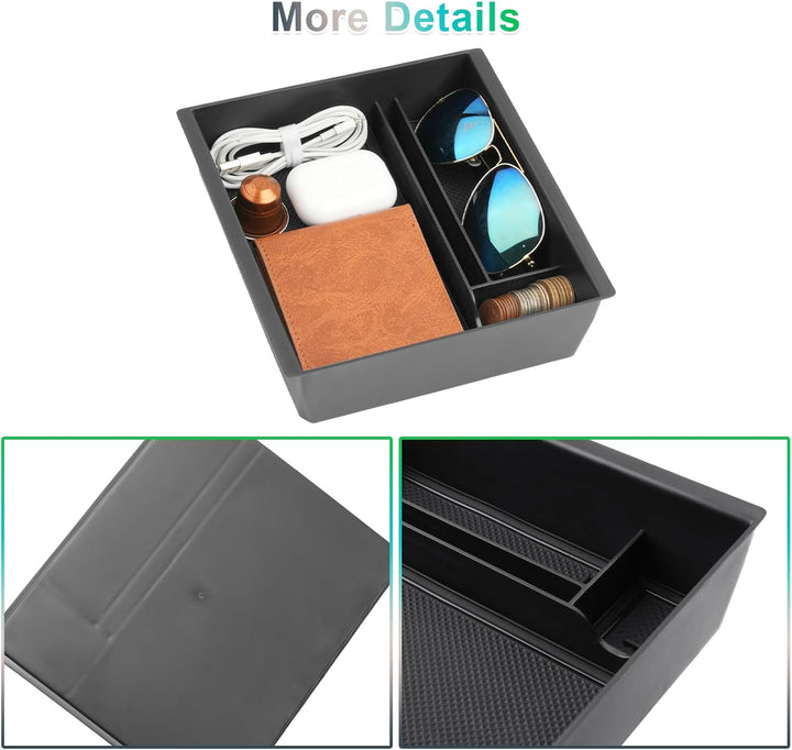 GAFAT [Neu 2024] Tesla Model 3 2024 2025 Mittelkonsole Aufbewahrungsbox, Tesla Model 3 Highland 2024