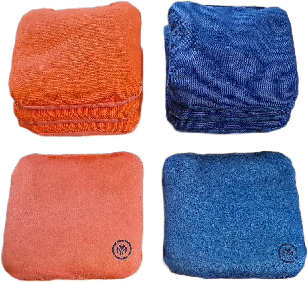 Cornhole Säckchen – Cornhole Bags Set 8 Stück – 15×15 cm Turniermass, 450 g – Doppelseitig Schnell &amp;