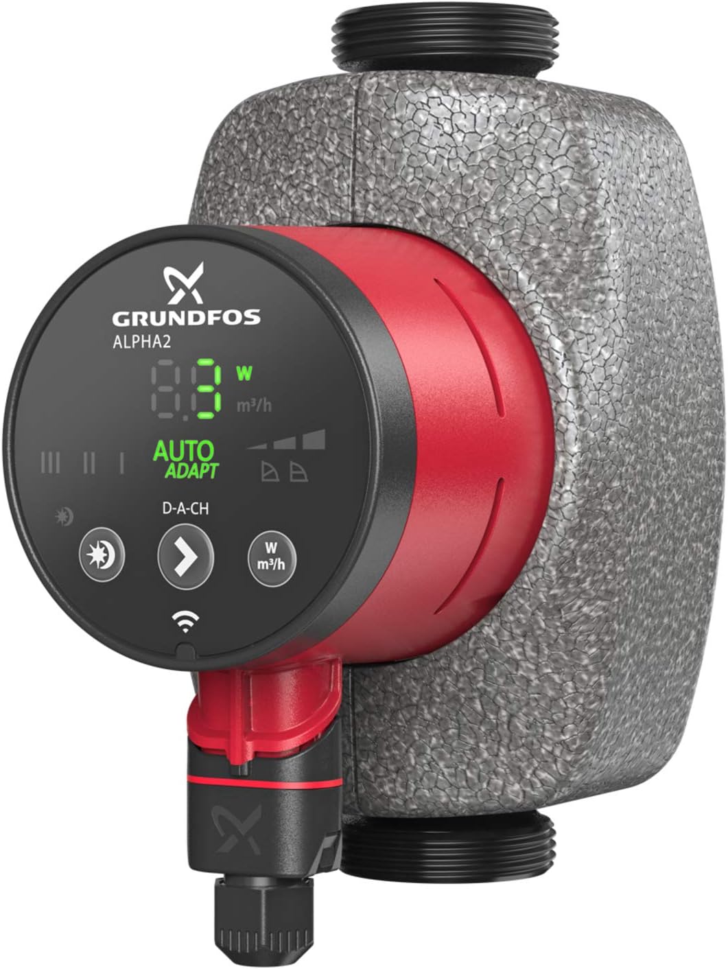 Grundfos Hocheffizienz-Umwälzpumpe Alpha2 25-80 180 mm