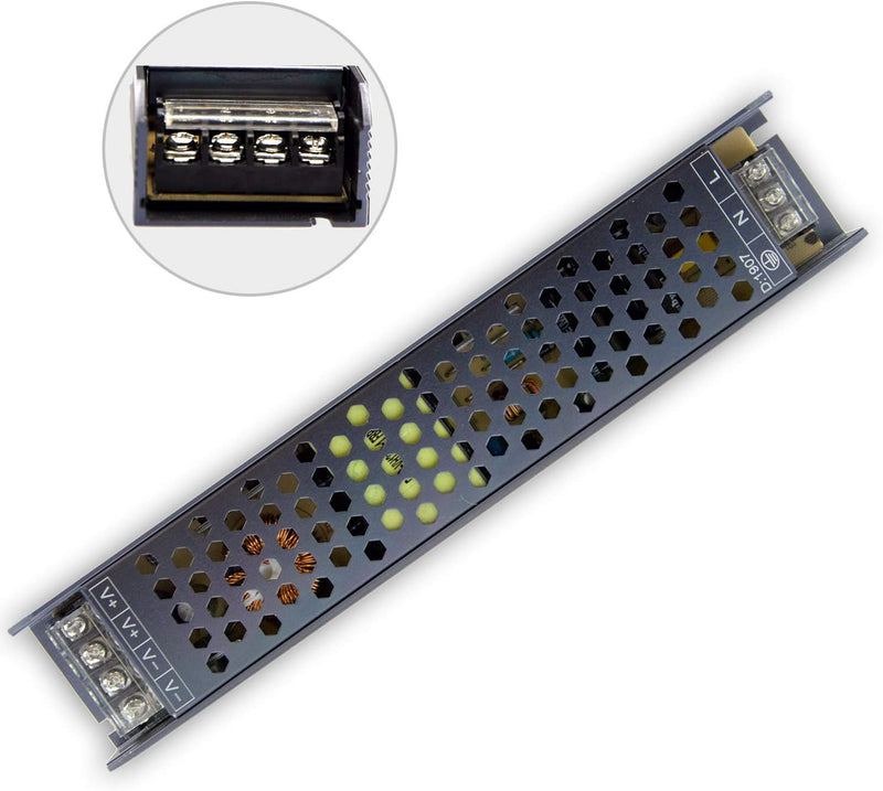 24V LED Trafo dimmbar - 60 bis 200 Watt IP67-24 Volt DC - TRIAC & 0/1-10V - kein Flimmern, kein Raus