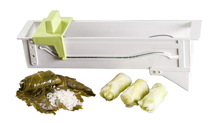 SVIM 1612 Dolma Serma Chef Weinblätter Roller, Kunststoff, weiss, 29 x 7 x 10,5 cm