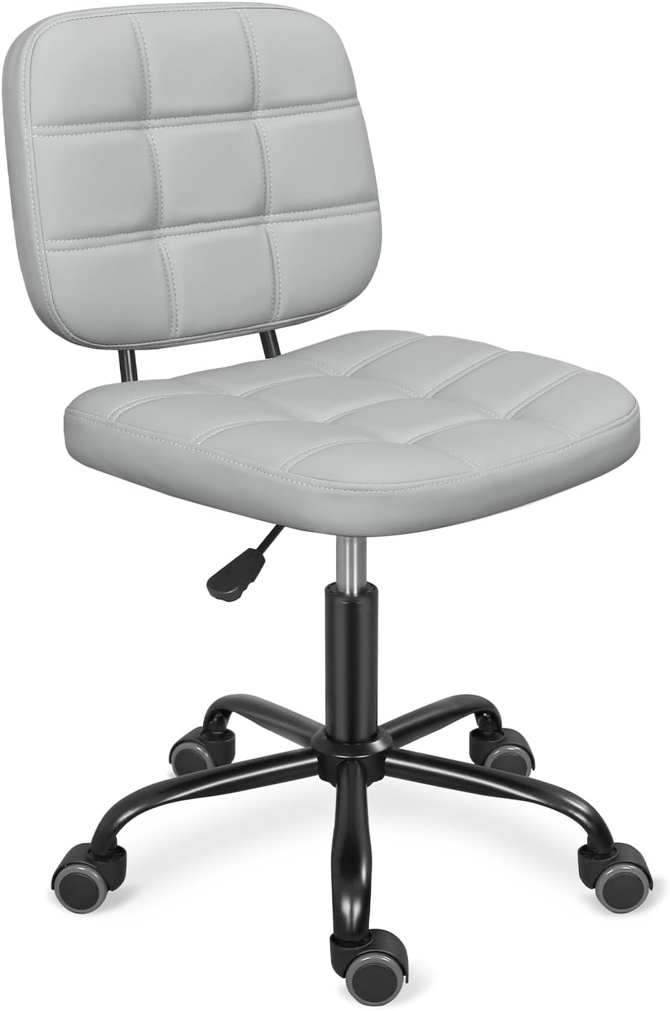 Leader Accessories Schreibtischstuhl höhenverstellbarer Bürostuhl ergonomischer Drehstuhl ohne Armle