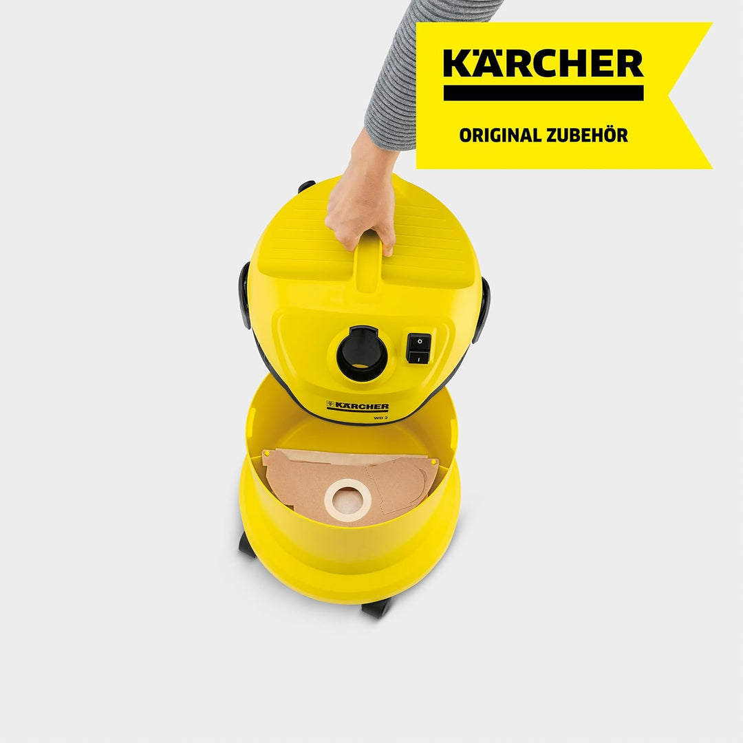 Kärcher Original Papierfilterbeutel KFI 222: 5 Stück, 2-lagig, Artikelnummer 6.904-332.0