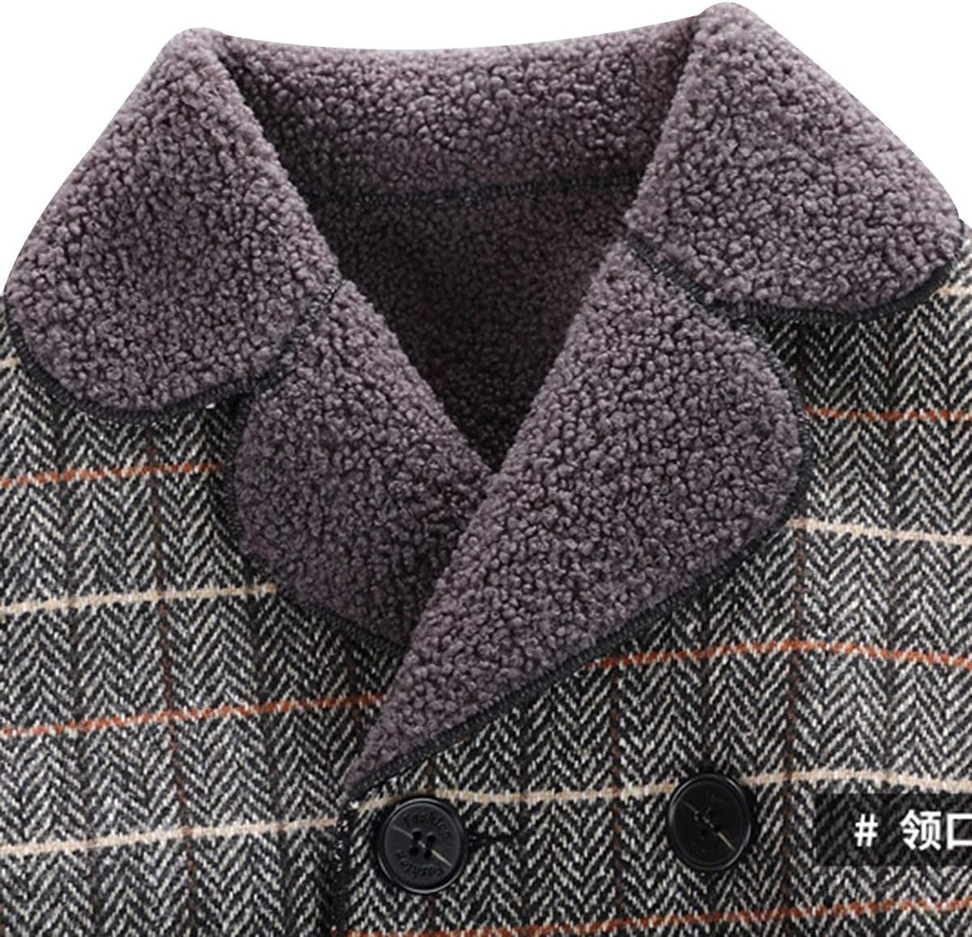Jungen Winter Mantel Klassischen Doppelten Breasted Trenchcoat Warm Outwear für 2-10 Jahre, 2-3 Jahr