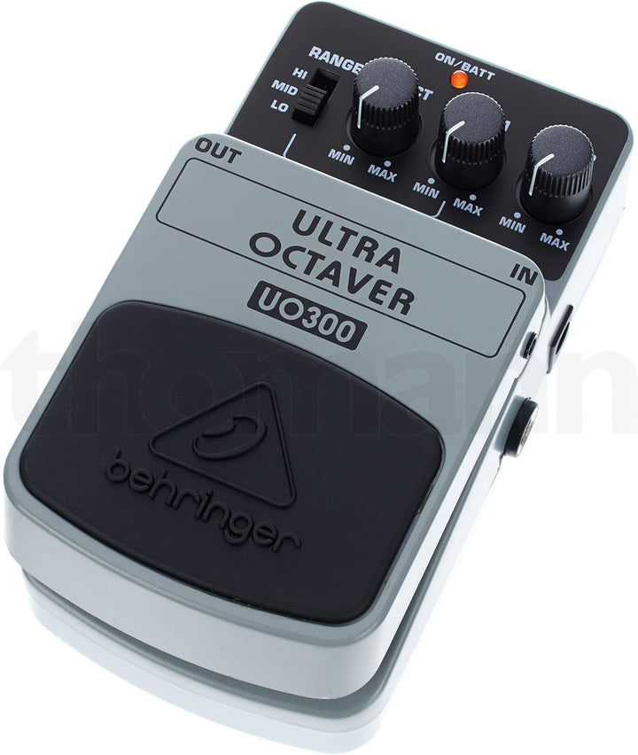 Behringer ULTRA OCTAVER UO300 Oktaver-Effektpedal mit 3 Modi ULTRA OCTAVER UO300 Guitar Pedal, ULTRA