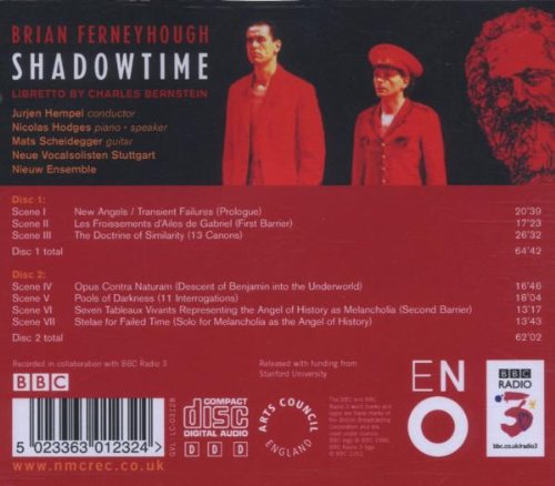 Brian Ferneyhough: Shadowtime, Audio-CD