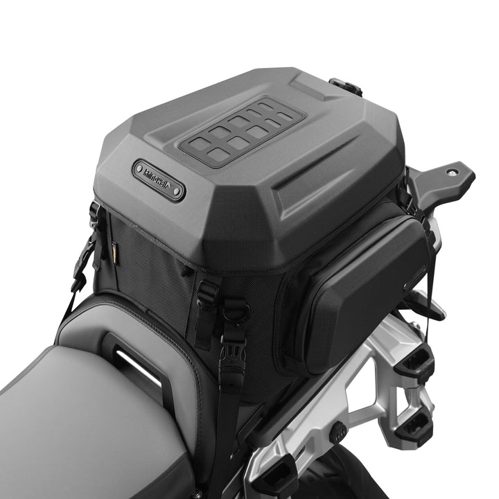 Rhinowalk Motorrad-Hecktasche, Reisegepäck, erweiterbare Motorrad-Helmtasche, 23 l–35 l, wasserdicht