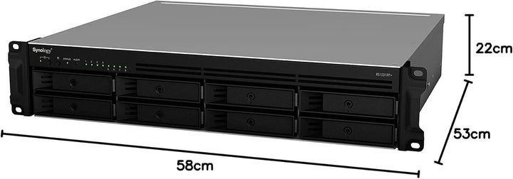 Synology RackStation RS1221RP+ NAS/Storage Server Rack (2U) Ethernet LAN Black V1500B