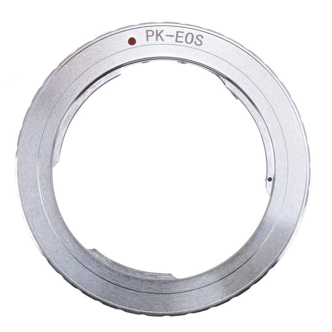 Hersmay PK-EF/EFS Objektivadapterring für Pentax PK Objektiv passend für Canon EOS 70D 77D 80D 700D