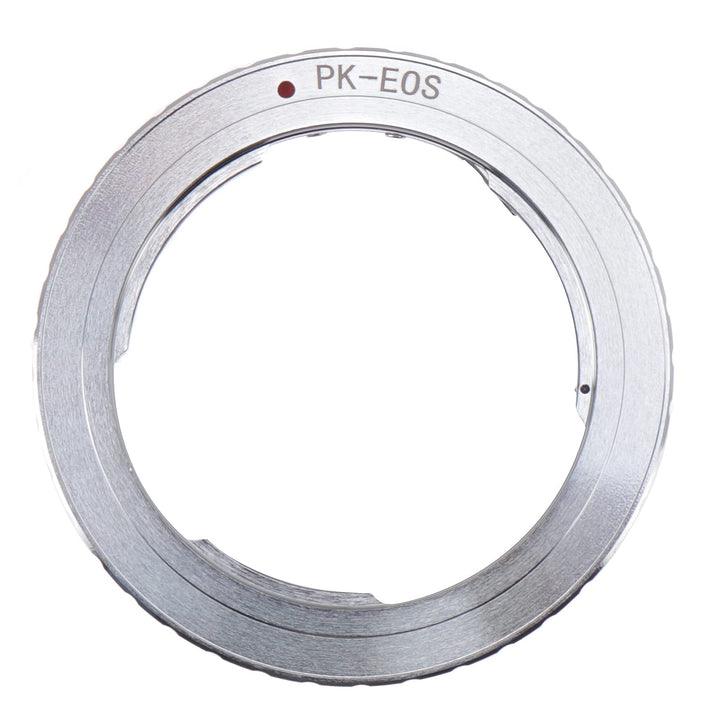 Hersmay PK-EF/EFS Objektivadapterring für Pentax PK Objektiv passend für Canon EOS 70D 77D 80D 700D