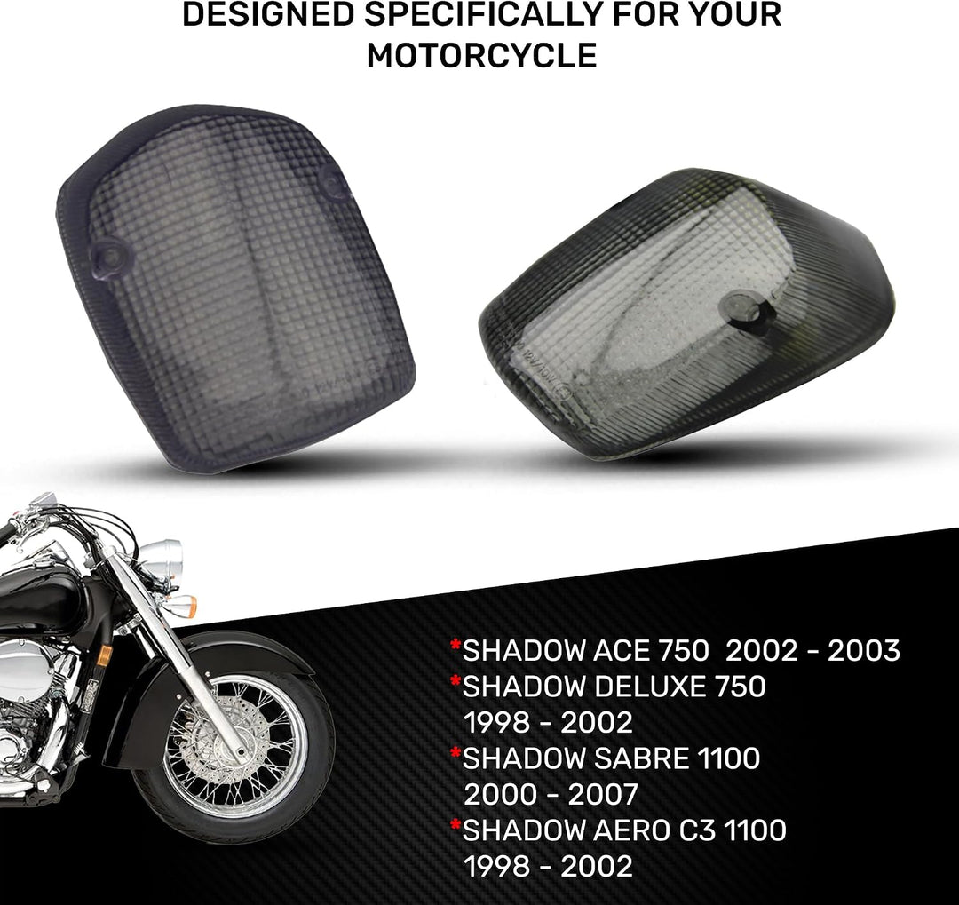 aVDB-moto LED Bremslicht kompatibel mit HONDA Shadow ACE 750 2002-2003, Shadow SABRE 1100 2000-2008,