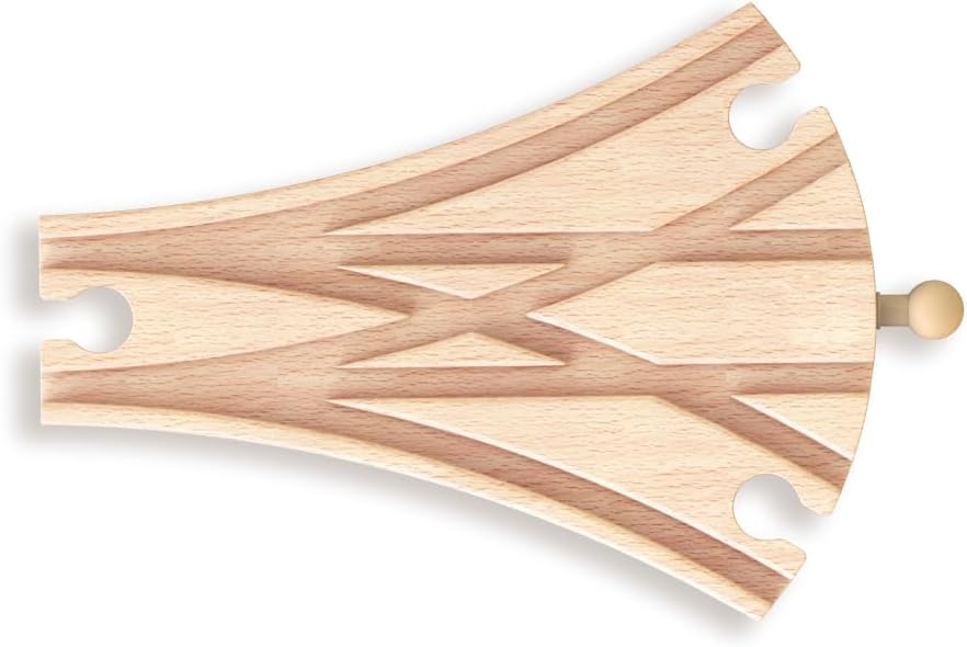 Hape Eisenbahn Grosser Lokschuppen - Holz Eisenbahn Lokschuppen für Kinder, Zubehör für Holzeisenbah